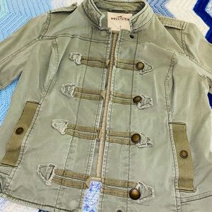 Hollister military style jacket